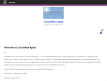 Tablet Screenshot of cloudnineapps.com